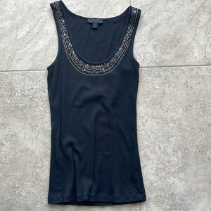 Express sequin beaded T-shirt